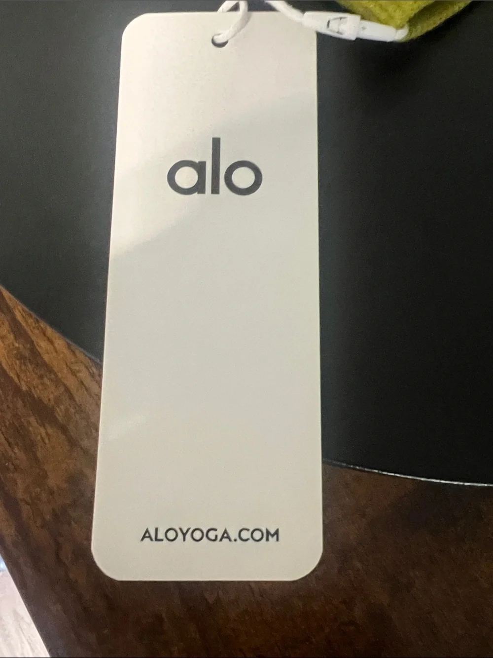 ALO Yoga Lime Ribbed Stretch Headband
